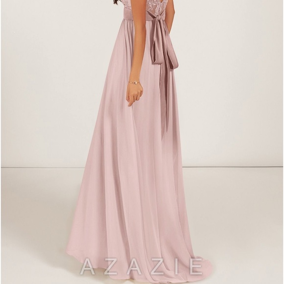 Azazie Dusty Rose Bridesmaid Dress “Gertrude” - Picture 5 of 15